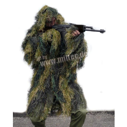 Ghillie Suit "anti-fire" 1pc, size M/L - Woodland