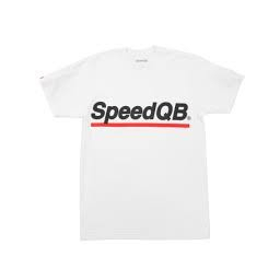 SpeedQB Tričko Underscore, krátký rukáv - Bilé