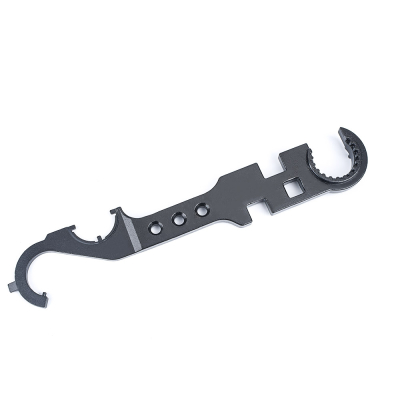                             Multi-functional Wrench Steel Tool - Black                        
