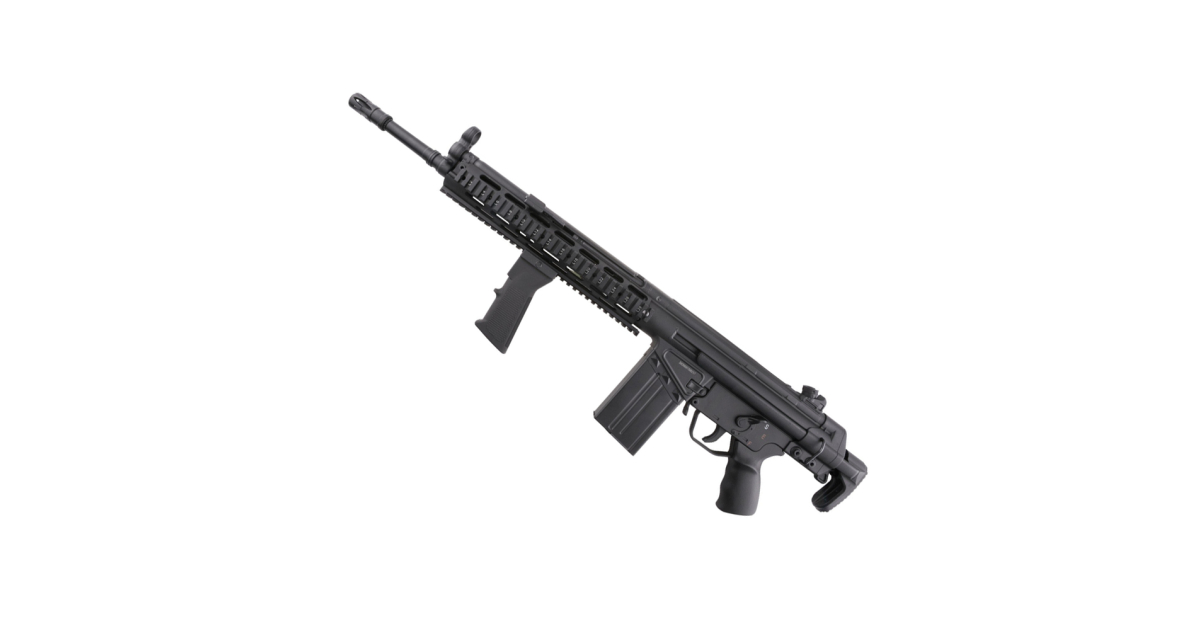 G3 RIS s výsuvnou pažbou, AEG - Černá | Airsoft Shop