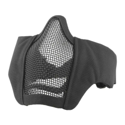 Drátěná maska Stalker Evo s montáží na helmu - Černá