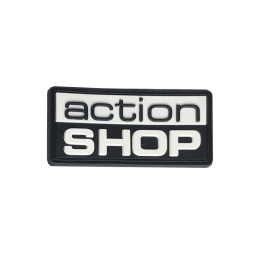 Nášivka 3D Actionshop - černá