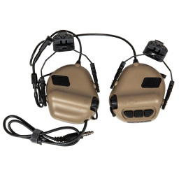 M32H  Active noise reduction headset  for ARC rails - Coyote Brown