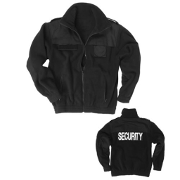 Mil-Tec Fleecová bunda "Security"  (černá)