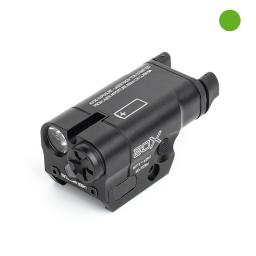 XC2 Type Pistol Peq, (Green Laser) - Black