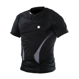 Perforované ochranné triko, vel. L/XL - Černé