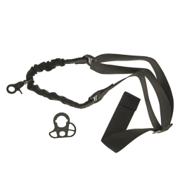 Bungee Sling single-point with mount set - black