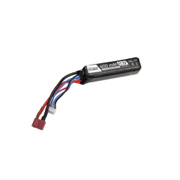 LiPo 11.1V, 600mAh, 20/40C Battery for PDW - T-Connect (Deans)