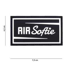 Nášivka 3D "Air Softie" - Černá