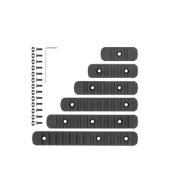 Rail Set 6-pack for Keymod & M-LOK - Black