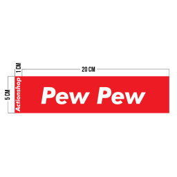 "Pew Pew" Sticker