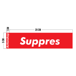 "Suppres" Sticker