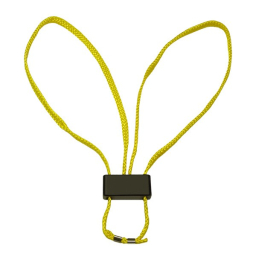 Disposable textile shackles (5pcs) yellow