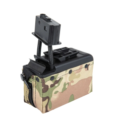 Krabicový elektrický zásobník pro M249, 2000 BB - Multicam