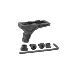 Handstop Nylon Fiber Short, Mlok/Keymode - Black