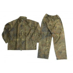 Mil-Tec Waterproof suit (pants + jacket), size S - Flecktarn