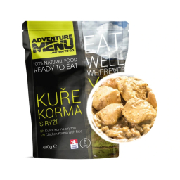 Adventure menu Chicken Korma with Rice