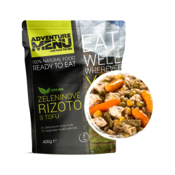 Adventure menu Vegetable Risotto with Tofu