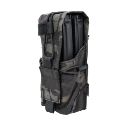 Universal Double Magazine Pouch - Multicam Black