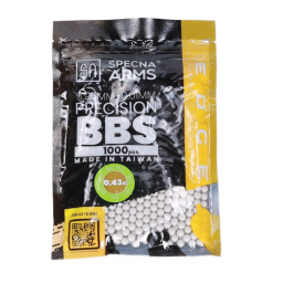 Airsoft BBs Specna Arms EDGE ULTRA™ Bio, 0.43g - 1000bb - White