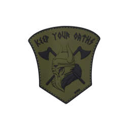 Keep Your Oaths Patch, green, 3D