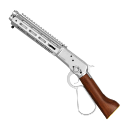 Winchester 1873R Rifle, GNB, Wood - Silver