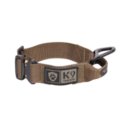K9 Collar Cobra Bravo with handle, 45 mm, size L - Coyote Brown