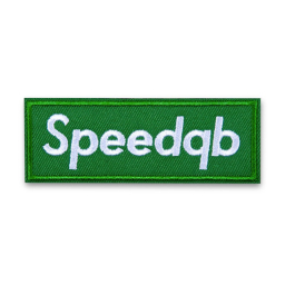 SPEEDQB BOX LOGO PATCH - GREEN