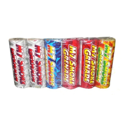 Smoke granade M7 with frictional ignition (set of 6 different color pieces)