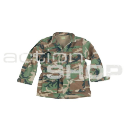 Mil-Tec US BDU Jacket rip-stop, prewashed, Woodland L