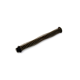 Enhanced recoil spring with guide for WE Glock G17, 18, 34, 35 - black