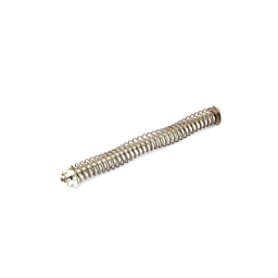 Enhanced recoil spring with guide for WE Glock G17, 18, 34, 35 - silver