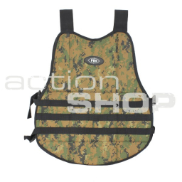 Chest Protector s molle - digital woodland