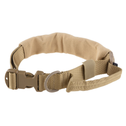 Tactical dog neck collar, tan
