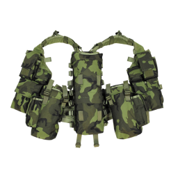 MFH Tactical Vest, CZ Camo with various pockets