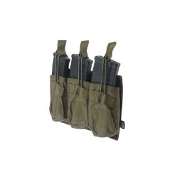 Magazine pouch Open type 3-mags for  AK, olive