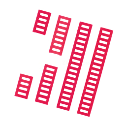 Soft Rail Cover Kit - Pink