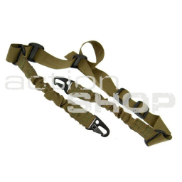 Two point sling - bungee, TAN