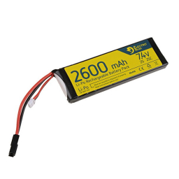 ER baterie LiPo 7,4V 2600mAh 25/50C