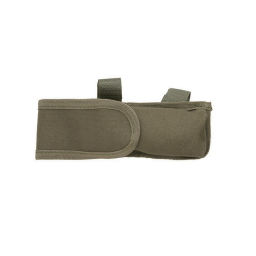 Battery pouch for rifle stock, olive