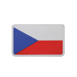 MFH Czech republic flag patch, 3D, 8x5cm