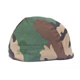 PBS Helmet Cover with Cat Eye (Woodland)