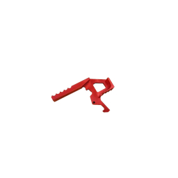 CNC Extended Charging Handle AR15 - A, red