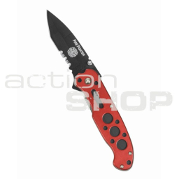 Fire Fighter foldable knife red