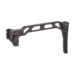 AB-8R type stock with Folding Buttplate - Black