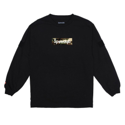 SpeedQB Woodland Box T-shirt, Longsleeve - Black