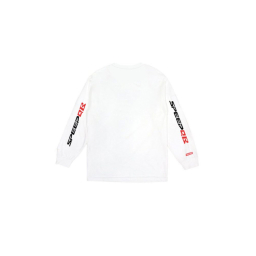 SpeedQB T-shirt (Red/Black logo), Longsleeve - White