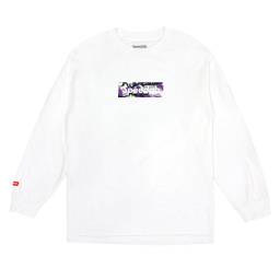 SpeedQB Purple Box T-shirt, Longsleeve - White