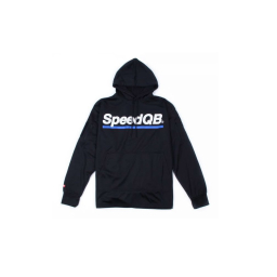 SpeedQB Tech Hoodie - Black/Blue