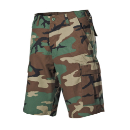 Kraťasy US BDU, Rip Stop, woodland, M